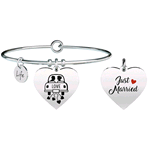 KIDULT BRACCIALI ACCIAIO SPECIAL MOMENTS CUORE | JUST MARRIED 731297