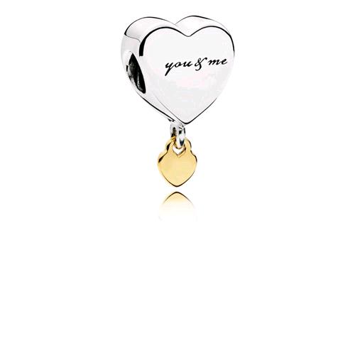 pandora charm due cuori pandora charm due cuori