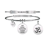 KIDULT BRACCIALI ACCIAIO SPIRITUALITY NAMASTE | UGUAGLIANZA 731245