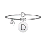 KIDULT BRACCIALI ACCIAIO SYMBOLS INIZIALE D /EMOZIONI 231555D