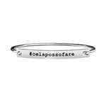 KIDULT UOMO  BRACCIALI ACCIAIO PHILOSOPHY "#CELAPOSSOFARE ..." 731185L