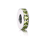 PANDORA ORIGINALS ARGENTO 925 DISTANZIATORI VERDE OLIVA 791724NLG