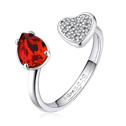 GIOIELLI BROSWAY ANELLO AFFINITY S.VALENTINO REGOLABILE DAL 08 AL 10 BFF50A