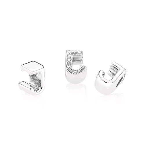 PANDORA ORIGINALS ARGENTO 925 CHARM LETTERA J 797464