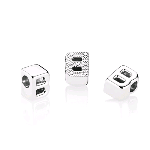 PANDORA ORIGINALS ARGENTO 925 CHARM LETTERA B 797456