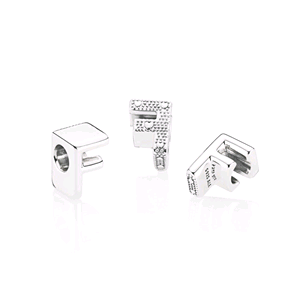 PANDORA ORIGINALS ARGENTO 925 CHARM LETTERA F 797460