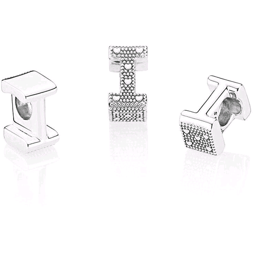 PANDORA ORIGINALS ARGENTO 925 CHARM LETTERA I 797463