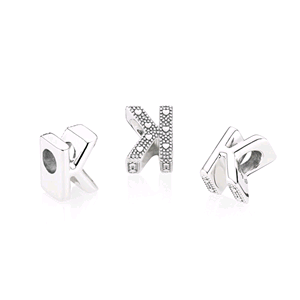 PANDORA ORIGINALS ARGENTO 925 CHARM LETTERA K 797465