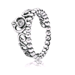 PANDORA ORIGINALS ARGENTO 925 ANELLO A FORMA DI TIARA 190880CZ