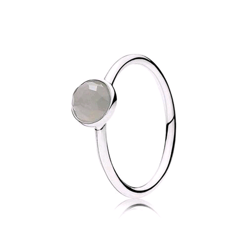 3865 PANDORA ORIGINALS ARGENTO 925 ANELLO GOCCIA DI GIUGNO