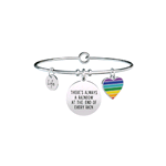 KIDULT BRACCIALI ACCIAIO PHILOSOPHY THERE'S ALWAYS A RAINBOW AT THE END OF EVERY RAIN 731313