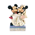 DISNEY TRADITION STATUINA "CONGRATULATIONS" TOPOLINO E MINNIE SPOSI 4033282