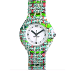 HIP HOP OROLOGIO TWEED BIANCO C.GREEN CASSA 32,00 MM HWU0622