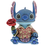 DISNEY TRADITION STATUINA "STITCH VALENTINE" 6001280