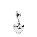 797615EN130  PANDORA ORIGINALS CHARM CON PENDENTE LO SCRIGNO DELLA FAMIGLIA 