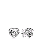 PANDORA ORIGINALS ARGENTO 925 ORECCHINI A LOBO CUORI IN FIORE 297085