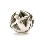 TROLLBEADS ORIGINAL BEADS IN ARGENTO GEMELLI POLIEDRICO TAGBE-30107