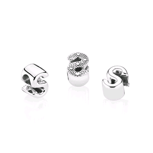 PANDORA ORIGINALS ARGENTO 925 CHARM LETTERA S 797473
