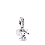 PANDORA ORIGINALS ARGENTO 925 CHARM PENDENTE I TESORI DEL BEBÈ 792100CZ