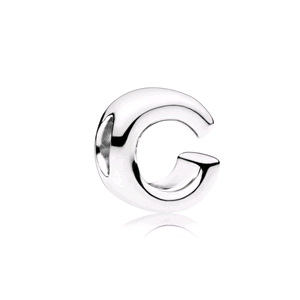 PANDORA ORIGINALS ARGENTO 925 CHARM LETTERA C 797457