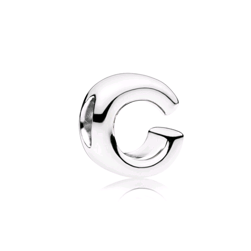 PANDORA ORIGINALS ARGENTO 925 CHARM LETTERA C 797457