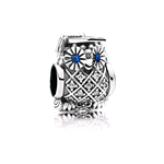 PANDORA ORIGINALS ARGENTO 925 CHARM GUFO PER LA LAUREA 791502NSB