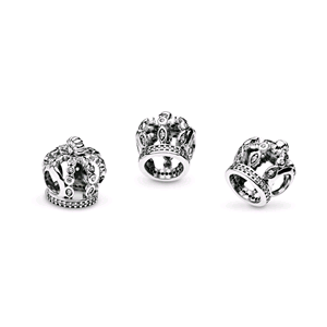 PANDORA ORIGINALS ARGENTO 925 CHARM CORONA DELLE FAVOLE 792058CZ