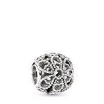 PANDORA ORIGINALS ARGENTO 925 CHARM OPENWORK ROSE 791282