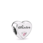 PANDORA ORIGINALS ARGENTO 925 CHARM AMORE DI SORELLA 791946PCZ
