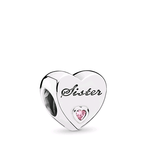 PANDORA ORIGINALS ARGENTO 925 CHARM AMORE DI SORELLA 791946PCZ