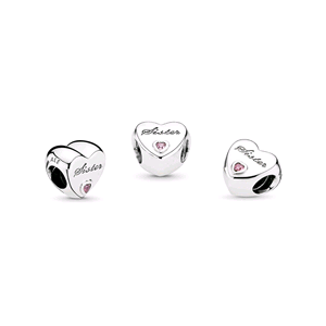 PANDORA ORIGINALS ARGENTO 925 CHARM AMORE DI SORELLA 791946PCZ