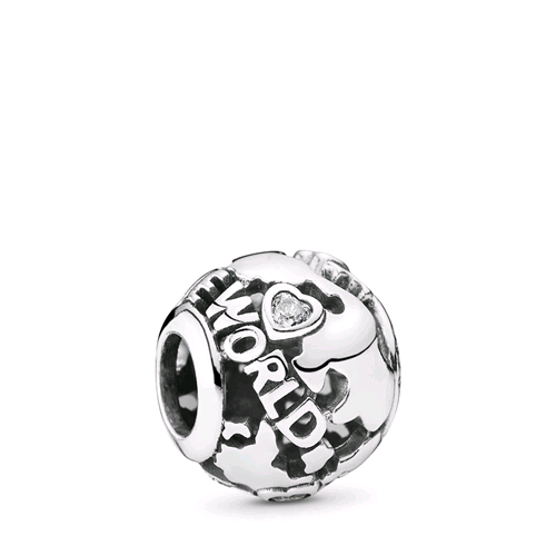 PANDORA ORIGINALS CHARM OPENWORK INTORNO AL MONDO 791718CZ