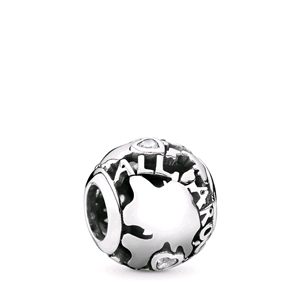 PANDORA ORIGINALS CHARM OPENWORK INTORNO AL MONDO 791718CZ