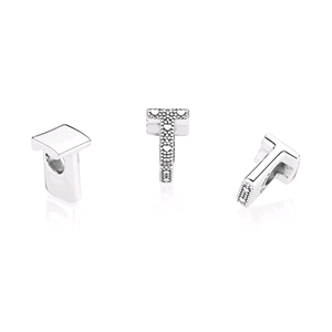 PANDORA ORIGINALS ARGENTO 925 CHARM LETTERA T 797474