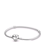 PANDORA ORIGINALS ARGENTO 925 BRACCIALE CHIUSURA A CUORE 590719-17
