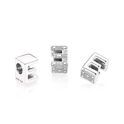 PANDORA ORIGINALS ARGENTO 925 CHARM LETTERA E 797459