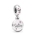 PANDORA ORIGINALS CHARM PENDENTE SORELLE PER SEMPRE 798012FPC