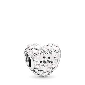 PANDORA ORIGINALS ARGENTO 925 CHARM UNA MAMMA SU UN MILIONE 797781CZR