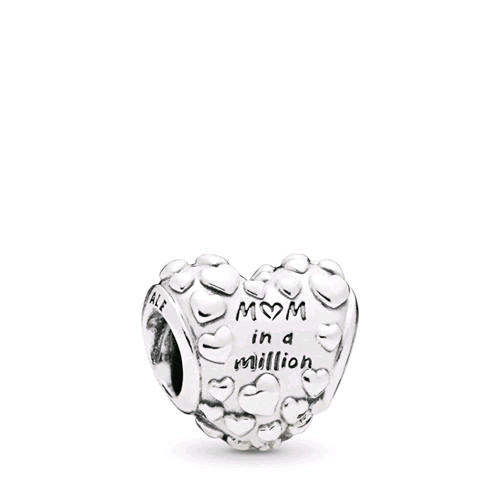 PANDORA ORIGINALS ARGENTO 925 CHARM UNA MAMMA SU UN MILIONE 797781CZR