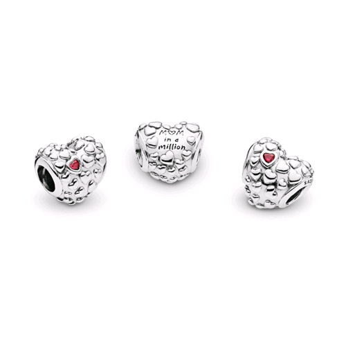 PANDORA ORIGINALS ARGENTO 925 CHARM UNA MAMMA SU UN MILIONE 797781CZR