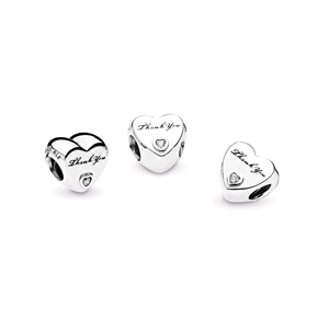 PANDORA ORIGINALS ARGENTO 925 CHARM GRAZIE 792096CZ