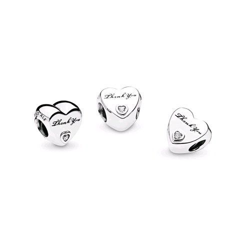 PANDORA ORIGINALS ARGENTO 925 CHARM GRAZIE 792096CZ