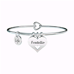 KIDULT BRACCIALI ACCIAIO FAMILY CUORE | FRATELLO 731618