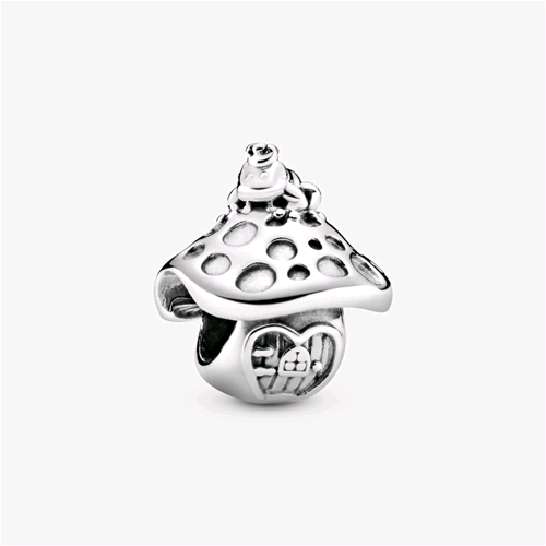 PANDORA ORIGINALS ARGENTO CHARM FUNGO E RANA 798558C00
