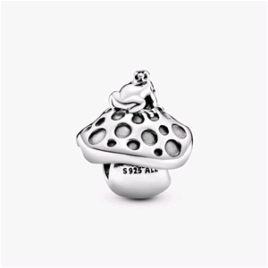 PANDORA ORIGINALS ARGENTO CHARM FUNGO E RANA 798558C00