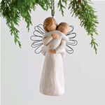WILLOW TREE ANGEL'S EMBRACE ORNAMENT STATUINA WT26089