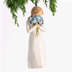 WILLOW TREE FORGET ME NOT ORNAMENT STATUINA WT27911