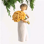 WILLOW TREE GOOD CHEER ORNAMENT STATUINA WT27912