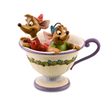 DISNEY TRADITION STATUINA "JAQ E GUS NELLA TAZZA DI TÈ" 4016557