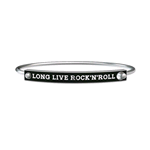 KIDULT UOMO  BRACCIALI ACCIAIO FREE TIME " LONG LIVE ROCK'N' ROL " 731179L